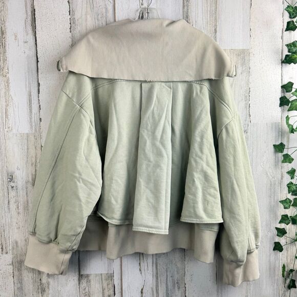 Free People We The Free Addison Jacket Top Ribbed Oversized Slouchy L - Picture 7 of 11
